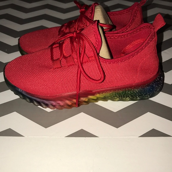 🌈 Rainbow sole sneakers 🌈 - Picture 3 of 11